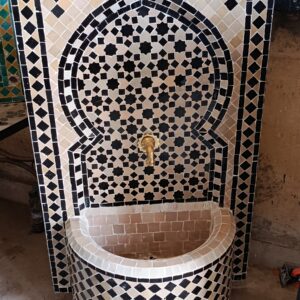 Fontaine en Zellige marocain