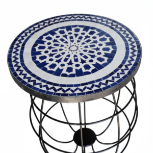 Table en Zellige marocain 60cm en diamètre